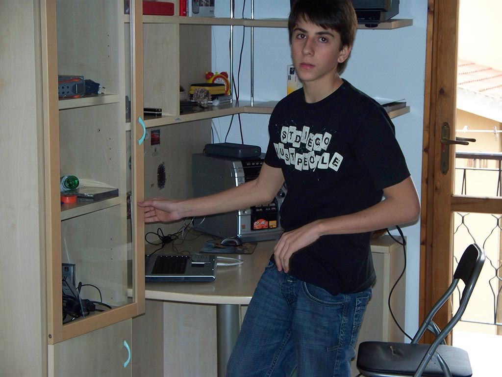 Andrea Corriga at sixteen in 2010