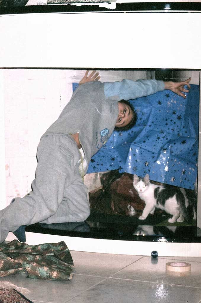 Andrea Corriga with Ciorts in 2004, second photograph